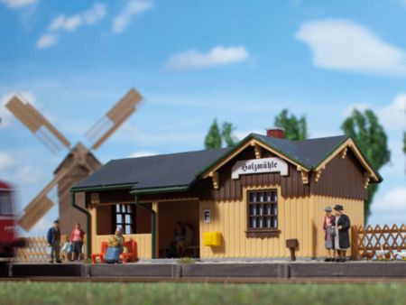 Auhagen H0 Kleiner Haltepunkt Holzmüh