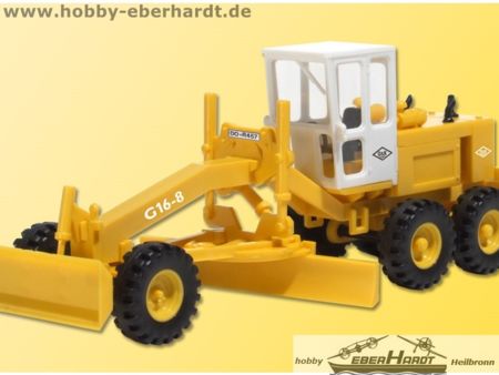 Kibri H0 O&K Grader, gelb