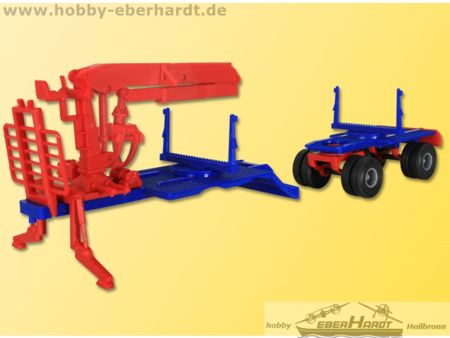 Kibri H0 DOLL Langholzaufbau mit Nachläufer 