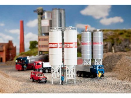 Faller HO 2 Industriesilos