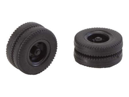 Faller Car-System Kompletträder (Hinterachse) für LKW MAN 63