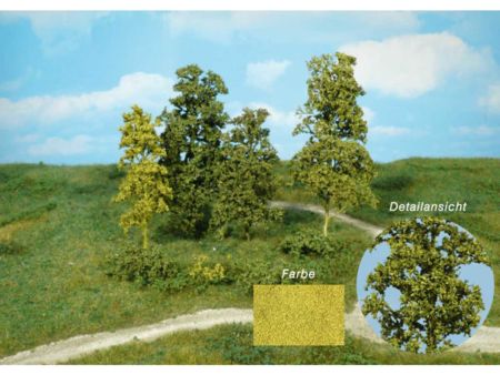 Heki  Blätterbäume u. Büsche, 15 Stück hellgrün