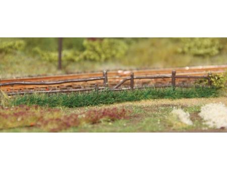 Heki  10 Grasstreifen dunkelgrün, 100 mm lang, 5-6 mm hoch