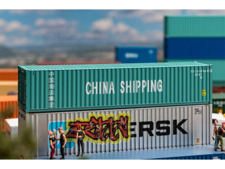 Faller HO 40' Container CHINA SHIPPING