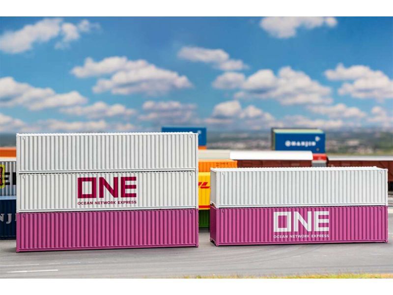 Faller H0 40' Container ONE, 5er-Set