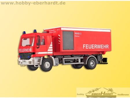 Kibri H0 MB ACTROS Wechsellader mitDekontaminationscontainer