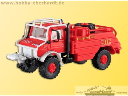 Kibri H0 Feuerwehr UNIMOG Waldbrandlöschfahrzeug