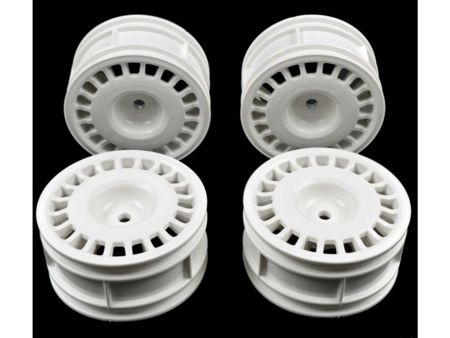 Tamiya 1:10 Rallye Dish Felgen weiss(4) 26mm/+2