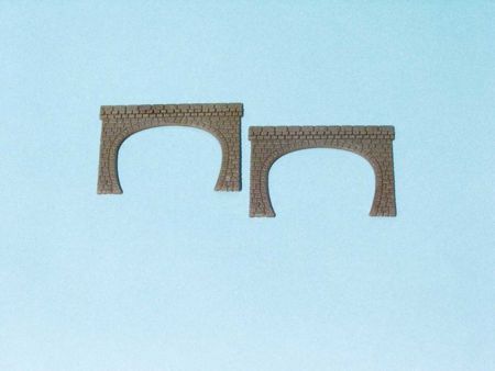 Heki  Tunnelportale zweigleisig N, 2 Stück