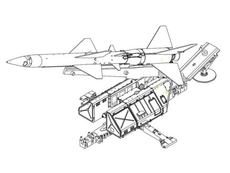 HOBBY BOSS 1/72 SAM-2 mit Abschussrampe