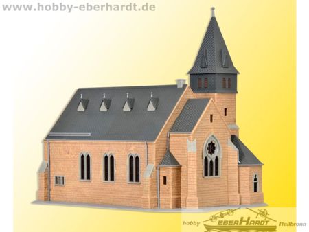 Kibri H0 Kirche mit Mauer aus dem Westerwald