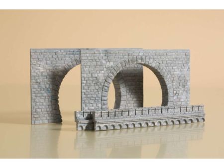 Auhagen H0 2 Tunnelportale 2-gleisig