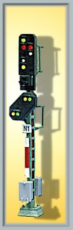 Viessmann N Licht-Ausfahrsignal mit Vorsignal