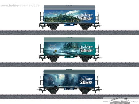Märklin Güterwagen-Set Verschiedene Länder Jim Knopf