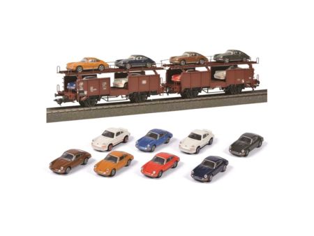 Schuco Porsche 911, 8-er Set 1:87