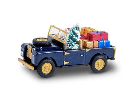 Schuco MHI Land Rover Weihnachtsmodell mit Figur, Geschenken