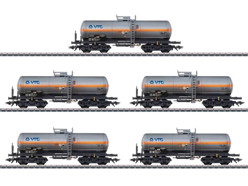 Märklin HO Chlorgaskesselwagen-Set VTG