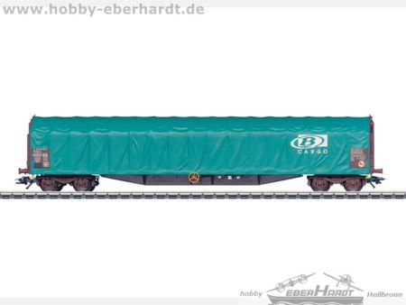 Märklin  HO  Schiebeplanenwagen SNCB