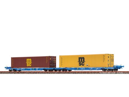 Brawa H0 Containerwagen Sffggmrrss AAE, Ep. VI, VTG