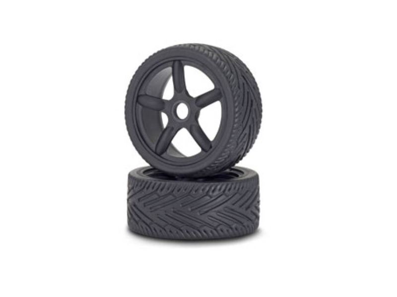 Carson 1:8 Räder (2) On-Road schwarz 4S