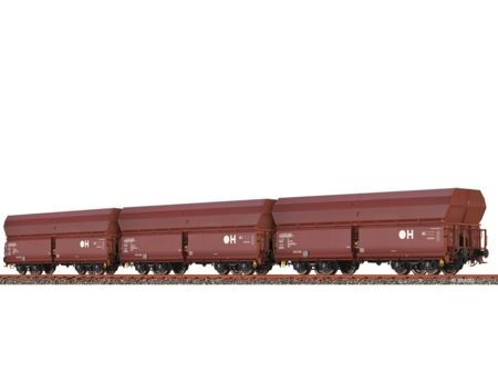 BRAWA  H0 Schüttgutwagen Fals 186 DB AG, 3er-Set VI