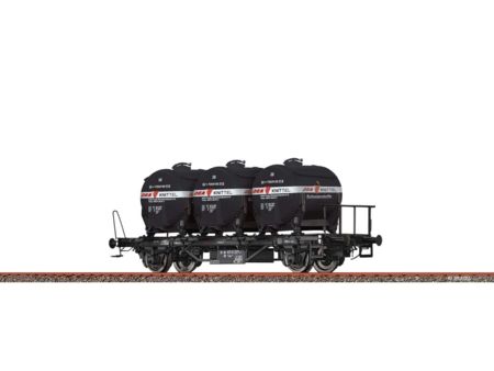 BRAWA  H0 Behältertragwagen Lbs577 DB, mit Ddikr603 