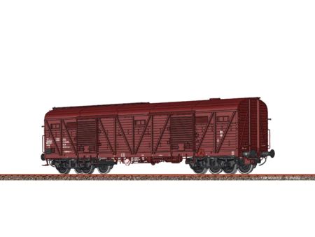 BRAWA  H0 Gedeckter Güterwagen Gaghmqrs-v DR IV