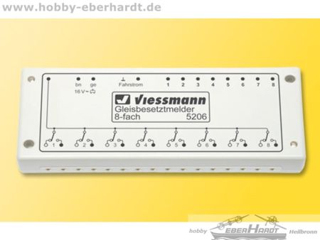 Viessmann Gleisbesetztmelder, 8-fach