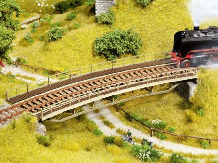 NOCH H0 L-C Brückenfahrbahn,geb.R2