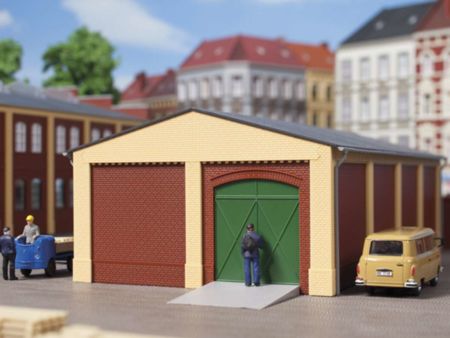 Auhagen H0 Giebel,Ecksäulen kurz gelb