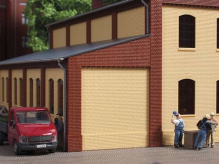 Auhagen H0 Ecksäulen Anbau rot