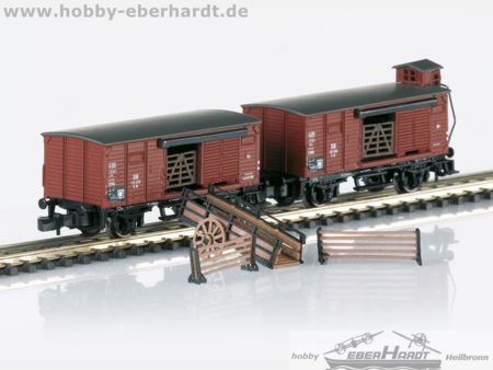 Märklin  Miniclub  Güterwagen-Set Viehtransport