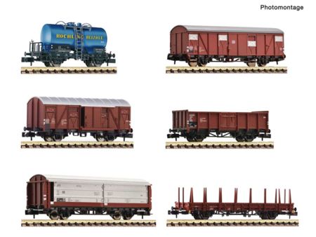 Fleischmann 6-tlg. Set Güterwagen DB      