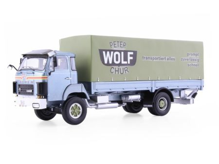 ACE 1/43 Saurer D250B Pritsche Plane, Version Peter Wolf Chu