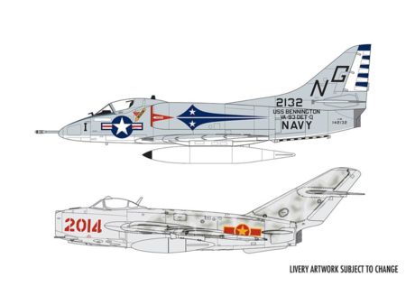 AIRFIX 1/72 Mig 17F Fresco Douglas A-4B Skyhawk Dogfight Dou