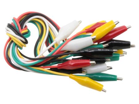 MK10 - Messstrippen mit Krokodilklemmen 10 Stk.