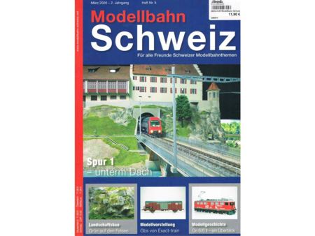 Zeitschrift Modellbahn Schweiz Heft März 2020