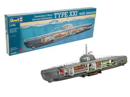 Revell Deutsches U-Boot Typ XXI mit Interieur