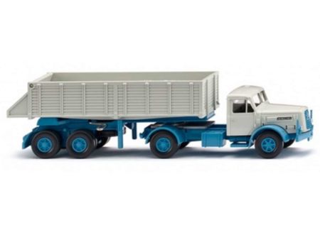 Wiking HO 1:87 Hinterkippersattelzug (Henschel) -