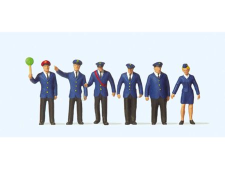 Preiser HO Bahnpersonal DB