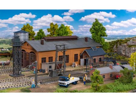 Faller HO Ausgestaltungs-Set Bahnbetriebswerk