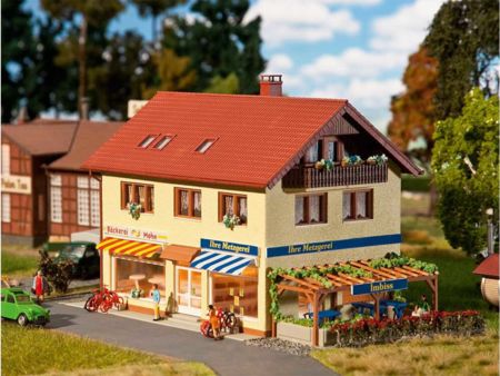 Faller HO Metzgerei/Bäckerei