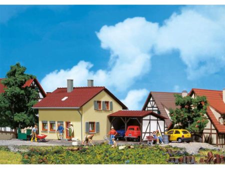 Faller HO Siedlerhaus mit Anbau