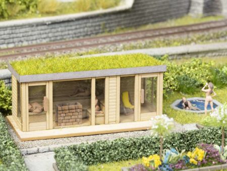 NOCH H0 L-C Sauna mit Ausblick