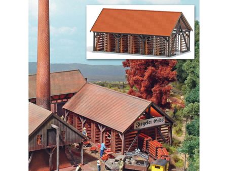 Busch HO Trockenschuppen