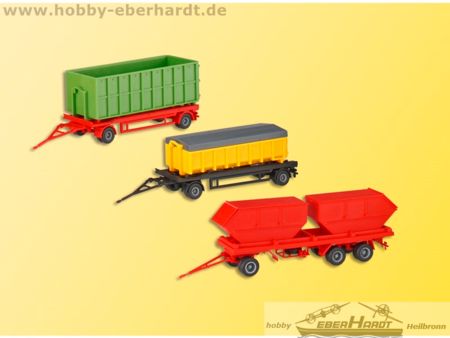 Kibri H0 Hängerset und Mulden