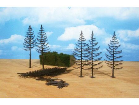 Heki  Fichtenbausatz,10 Rohlinge 18-22 + Flocken