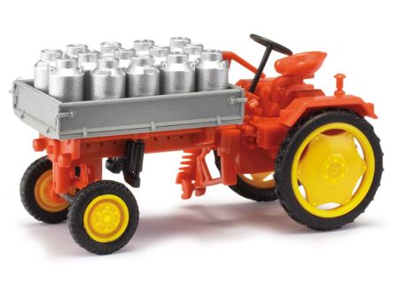 Busch HO MH: Traktor RS09 Pritsche + M