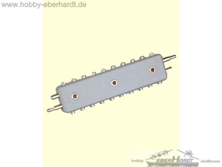 BRAWA  Verteilerplatte, 10 Anschlüsse