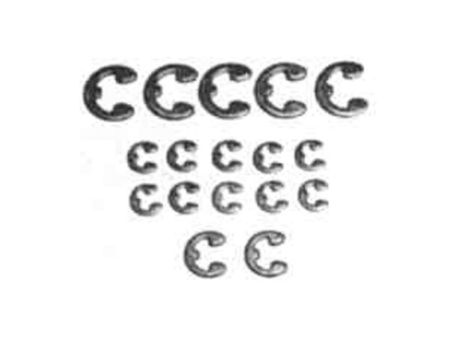 Tamiya E-Ring Satz (17) 2mm/3mm/4mm